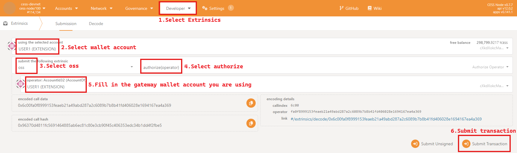 Authorize OSS